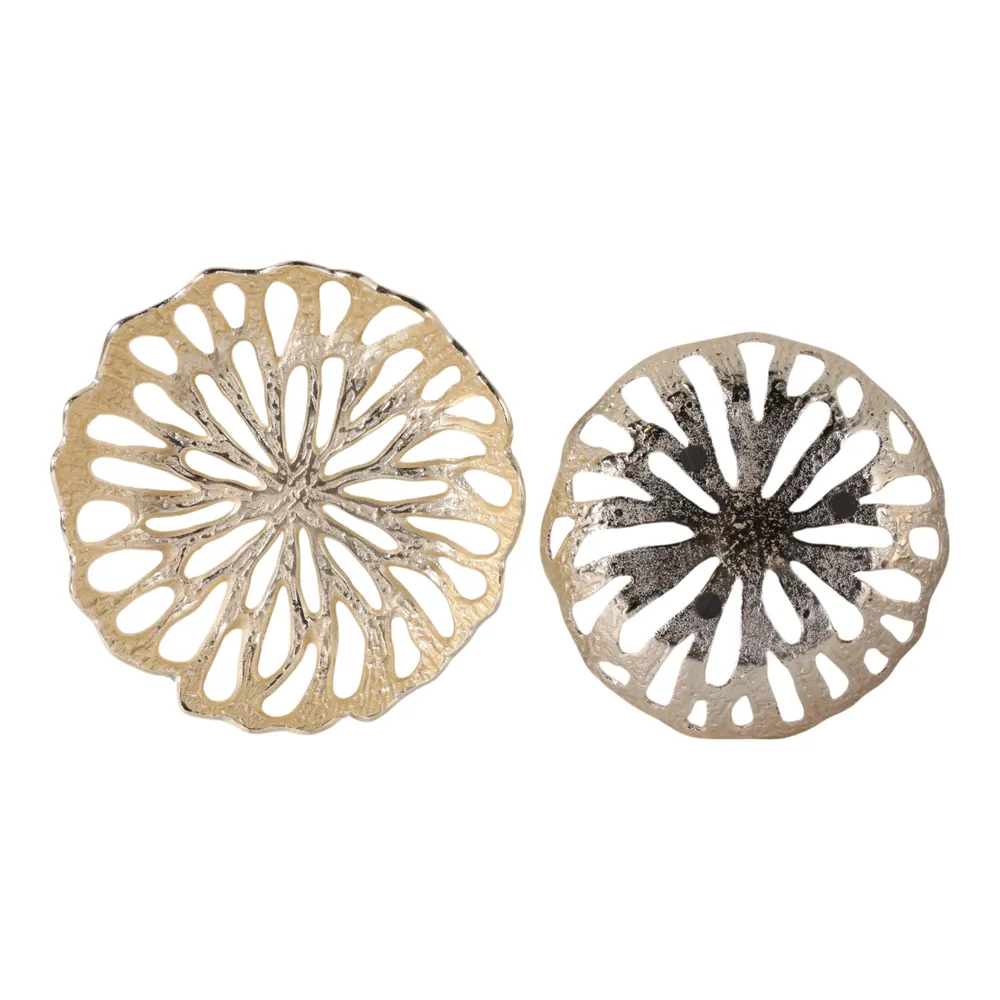 PEYTONWOOD SET OF 2 GOLD BOWLS 3 (IN)