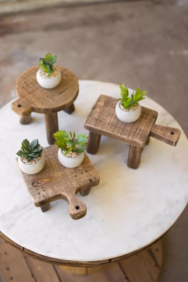 Set of 3 Cutting Board Risers
