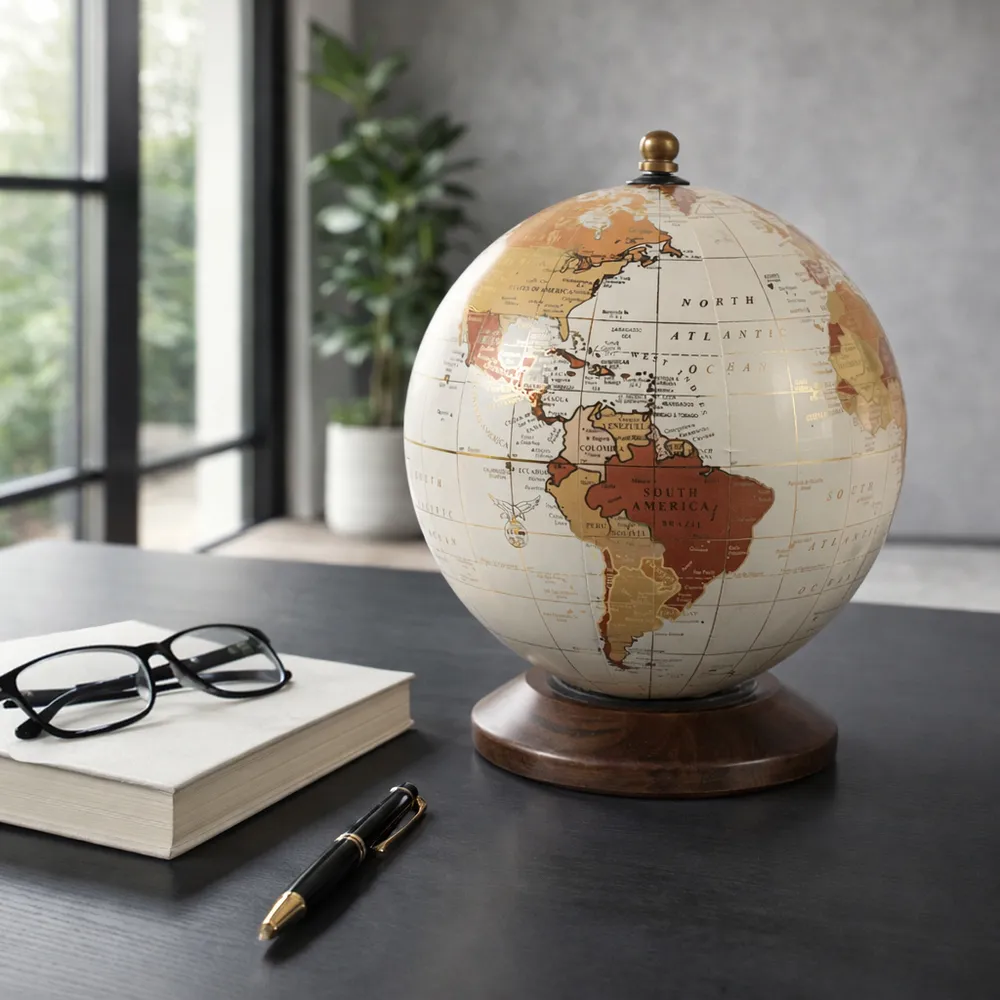 KNOXBEACH BRONZE GLOBE 10 (IN)