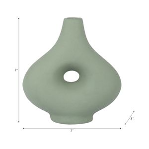 HORTONCROSS GREEN VASE 7 (IN) 10