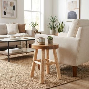 HARDENHAM BROWN STOOL 18 (IN) 11