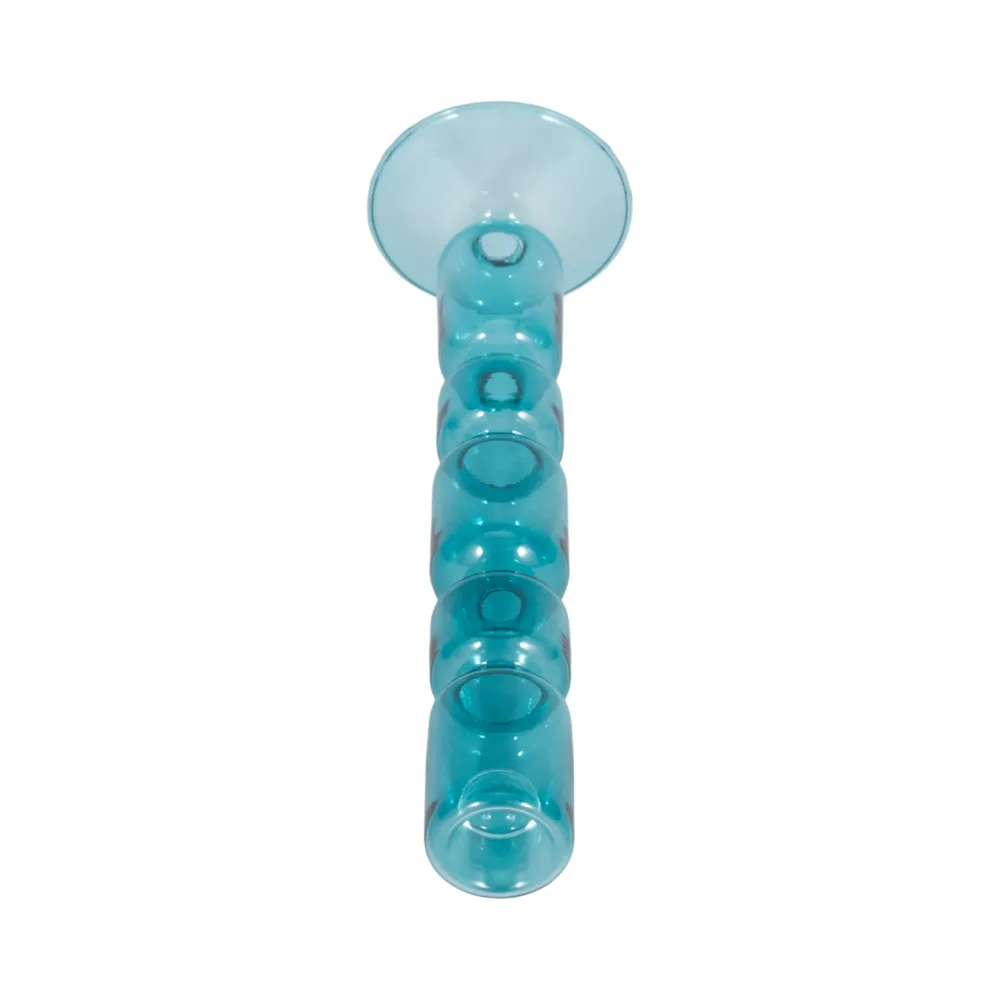 ISLE BLUE CANDLE HOLDER 12 (IN)