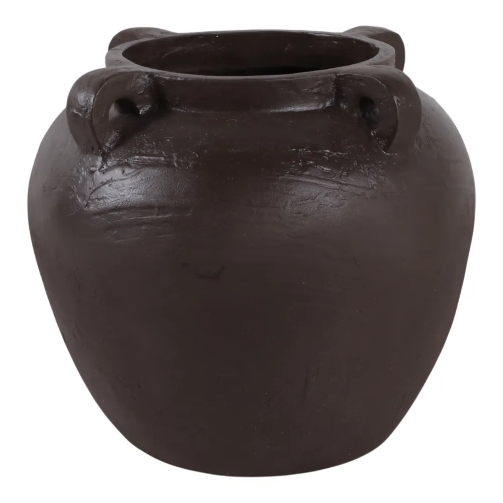HARLEMRUN BROWN VASE 13 (IN)