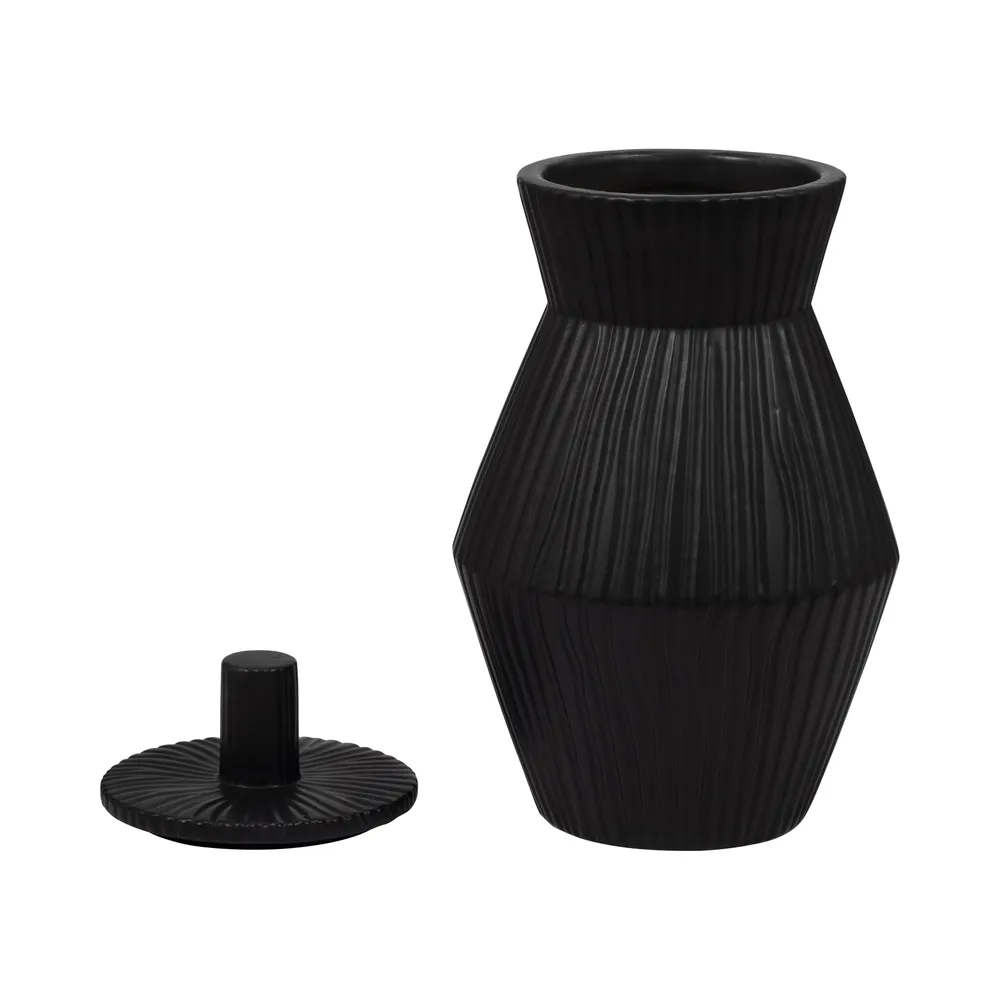 WRENTON BLACK VASE 15 (IN)
