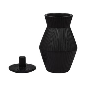 WRENTON BLACK VASE 15 (IN) 5