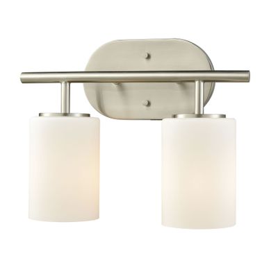 Pemlico 13″ Wide 2-Light Vanity Light - Satin Nickel