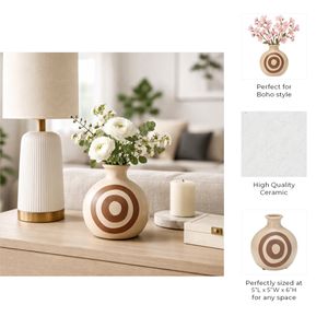 DALEYHOLM IVORY VASE 6 (IN) 10