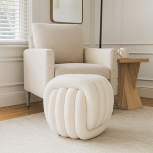 BRAEGATE WHITE STOOL 18 (IN) 11