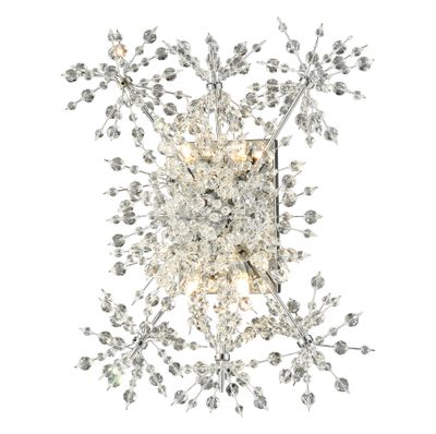 Snowburst 20″ High 4-Light Sconce - Polished Chrome