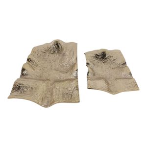WAYLANDFORD SET OF 2 GOLD TRAY 3 (IN) 7