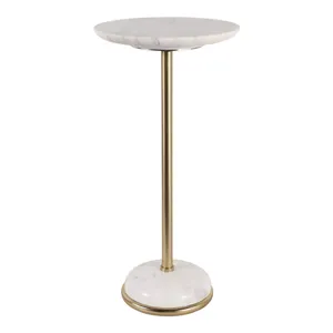GORDENVIEW WHITE ACCENT TABLE 25 (IN) 1