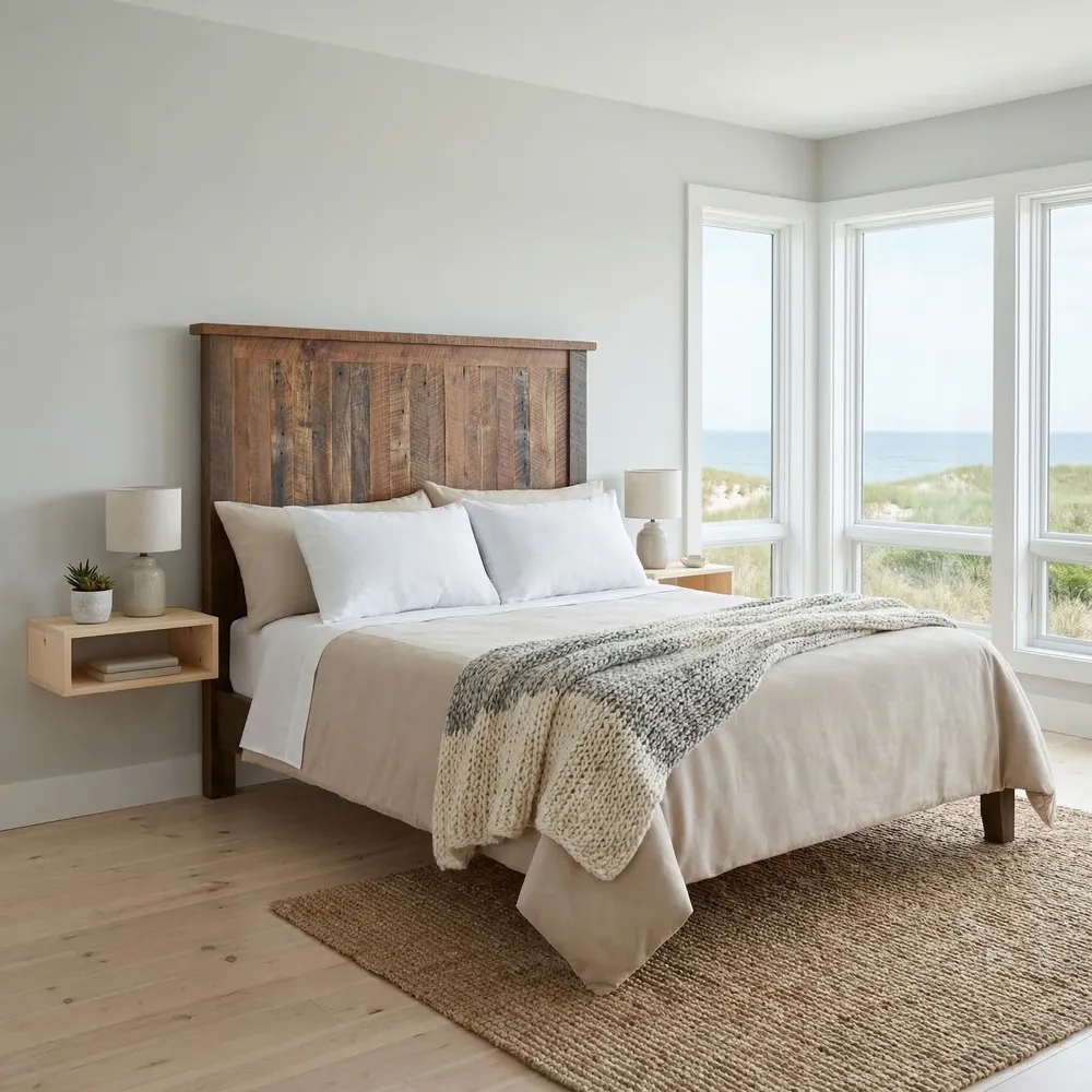Barnwood Traditional Headboard - Single