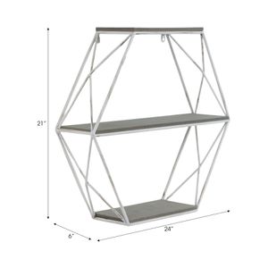 INGRIDHAVEN GRAY WALL SHELF 21 (IN) 8