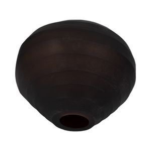 HAYFORDWIND BROWN GLASS VASE 10 (IN) 6