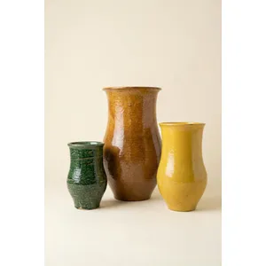 Set of 3 Organic Ceramic Vases 4