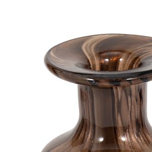KANEVALE BROWN GLASS VASE 15 (IN) 5