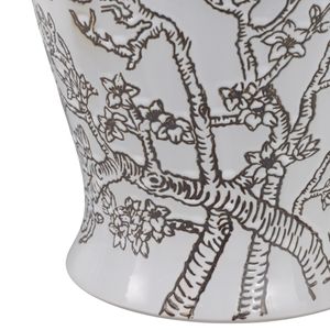 BARTONRUN WHITE CHINOISERIE 19 (IN) 6