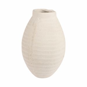 HAZENVALE WHITE VASE 17 (IN) 4