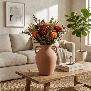 DRAKEWELL BROWN VASE 13 (IN) 2