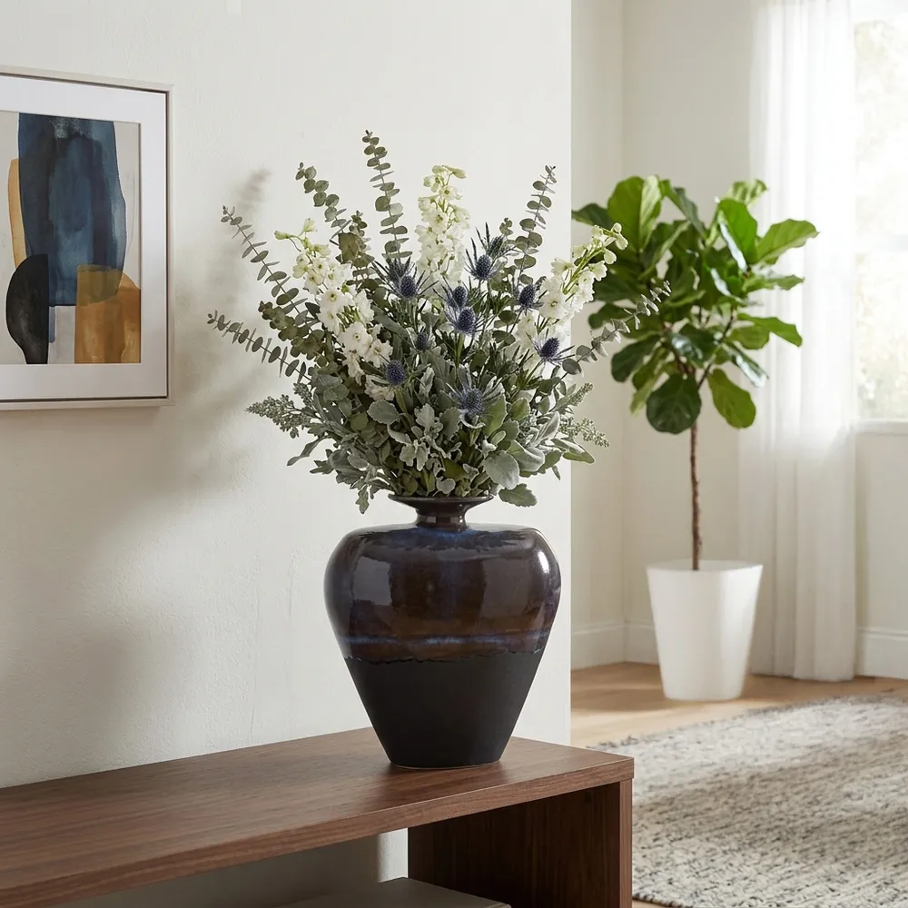 GRAHAMFIELD WHITE VASE 15 (IN)
