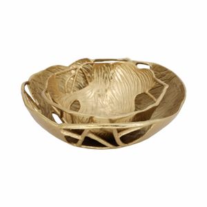 GRAYDONHOLM SET OF 2 GOLD BOWLS 5 (IN) 3