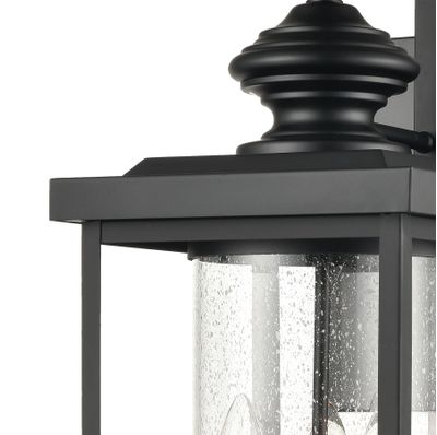 Minersville 23″ High 3-Light Outdoor Sconce - Matte Black
