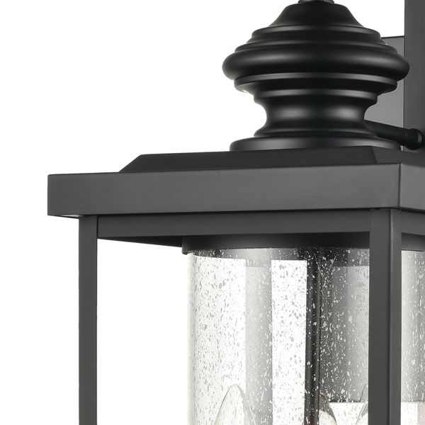 Minersville 23'' High 3-Light Outdoor Sconce - Matte Black