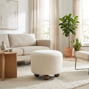 JADELAKE IVORY OTTOMAN 17 (IN) 2