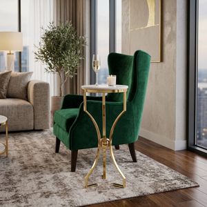 COLVINLAND GOLD ACCENT TABLE 26 (IN) 2