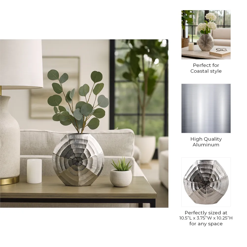 COLTONBEACH SILVER VASE 11 (IN)