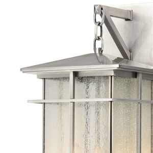 Oak Park 22'' High 3-Light Outdoor Sconce - Antique Brushed Aluminum 4