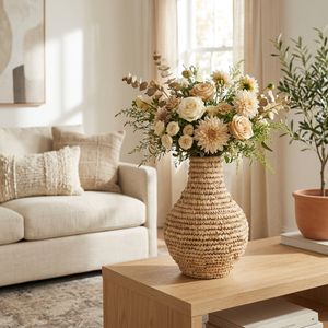 SLATERWOOD TAN VASE 13 (IN) 2