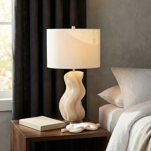 SLATECROSS WHITE LAMP 28 (IN) 11