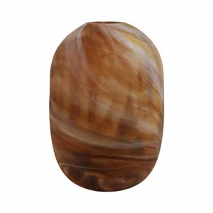 BARTONWOOD BROWN GLASS VASE 20 (IN) 5