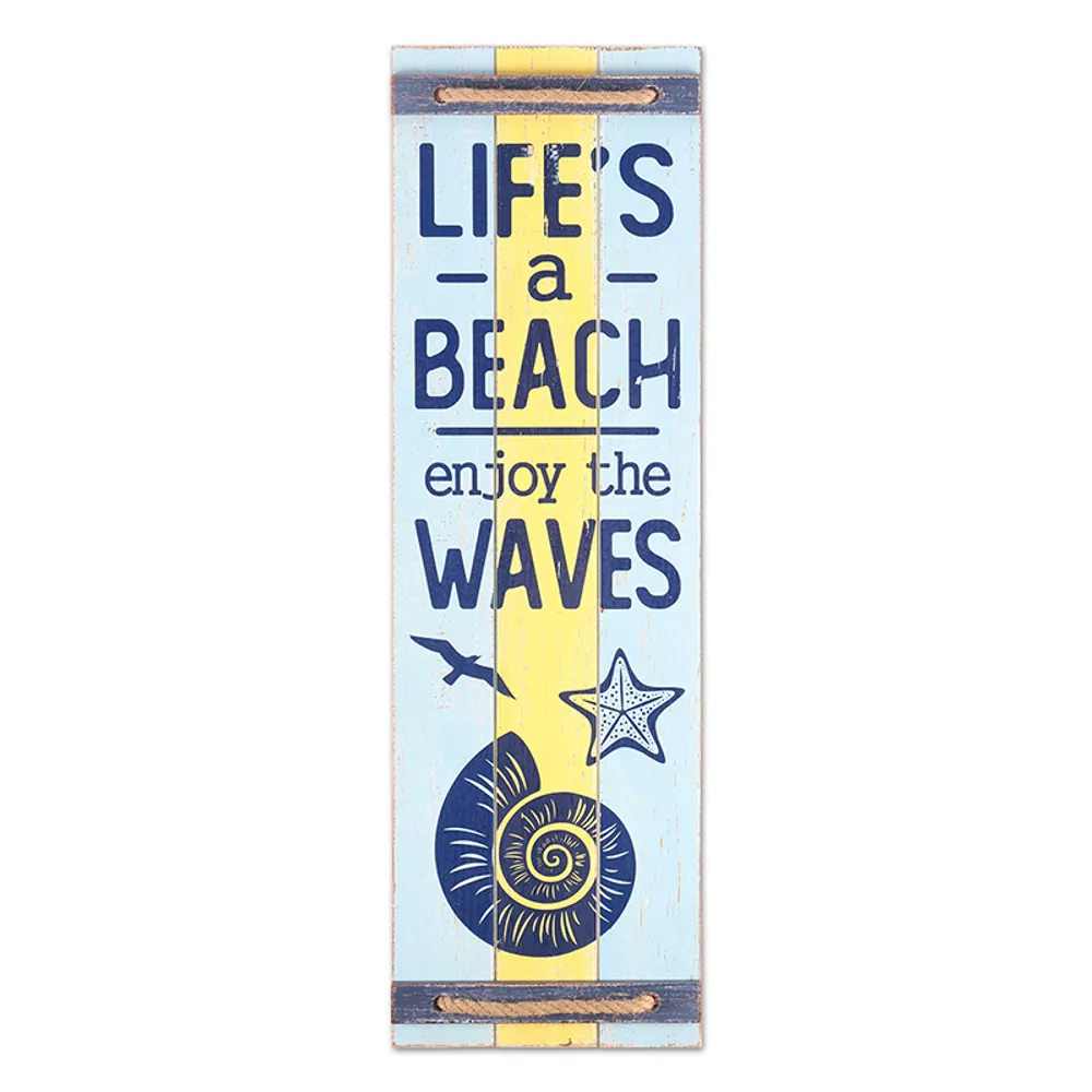39-1/4" ENJOY THE WAVES SIGN
