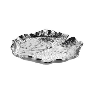 Lilypad Dimensional Wall Art - Set of 4 Silver 2