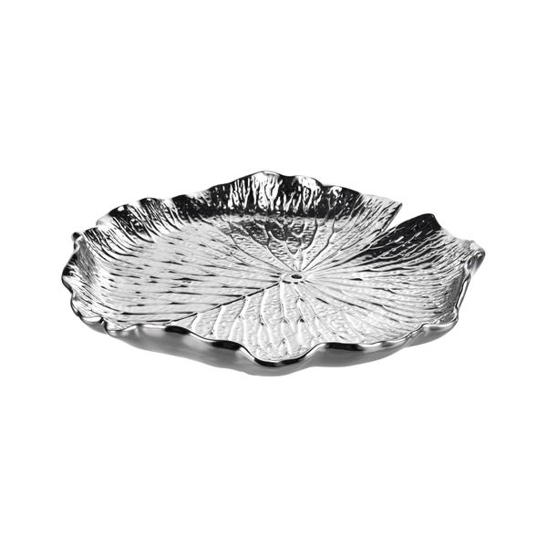 Lilypad Dimensional Wall Art - Set of 4 Silver