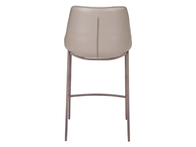 Magnus Counter Stool Brown & Walnut 5