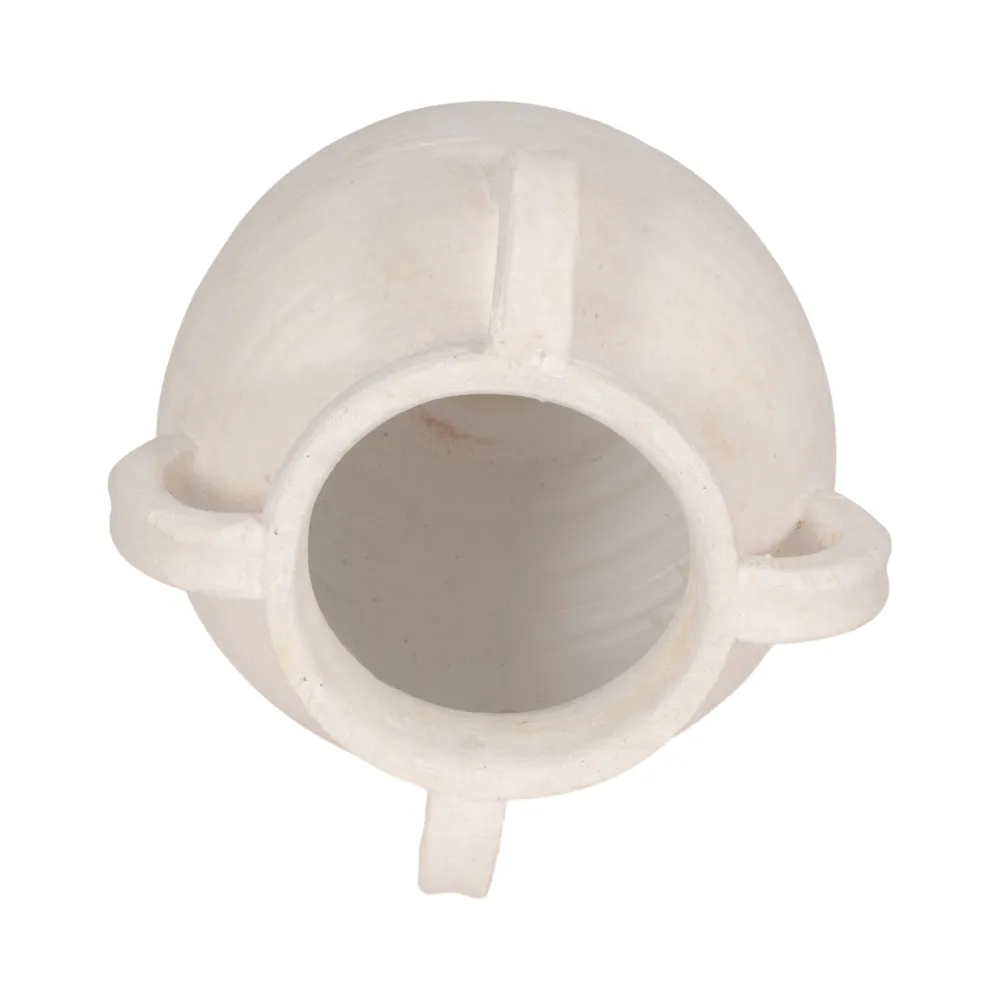 SKYELAKE WHITE VASE 12 (IN)