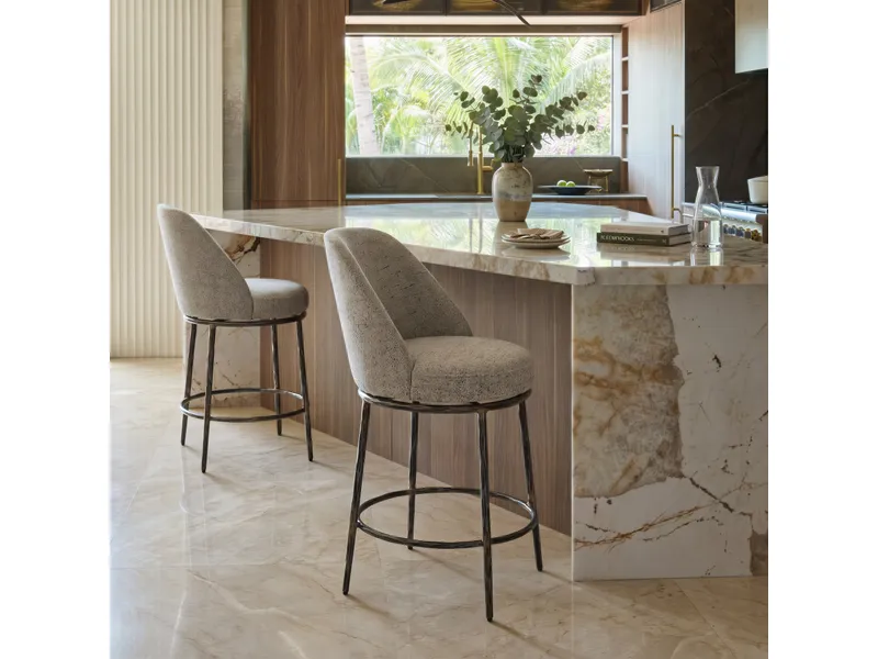 Nordhavn Swivel Counter Stool Gray 9