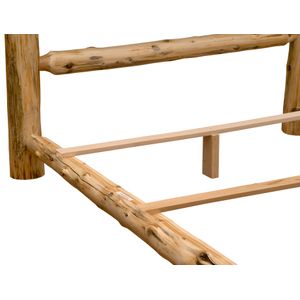 Cedar Log Traditional Bed - Double - Vintage 6