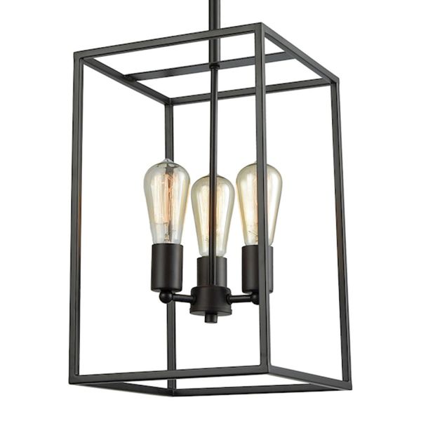 Williamsport 10'' Wide 3-Light Chandelier - Oil Rubbed Bronze