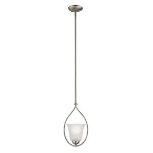 Conway 8'' Wide 1-Light Mini Pendant - Brushed Nickel 1