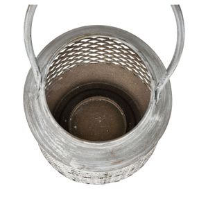 Rawmarsh Lantern - Small - Aged Silver 2