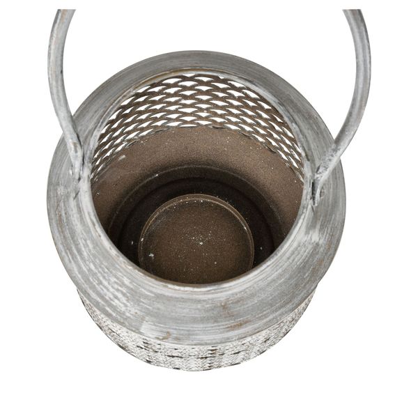 Rawmarsh Lantern - Small - Aged Silver