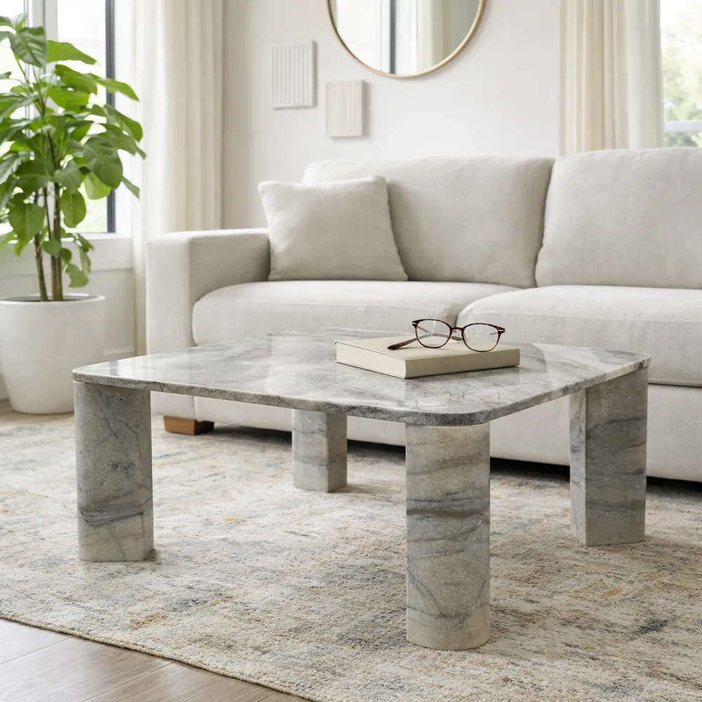 HEDLEYWORTH GRAY COFFEE TABLE 17 (IN)
