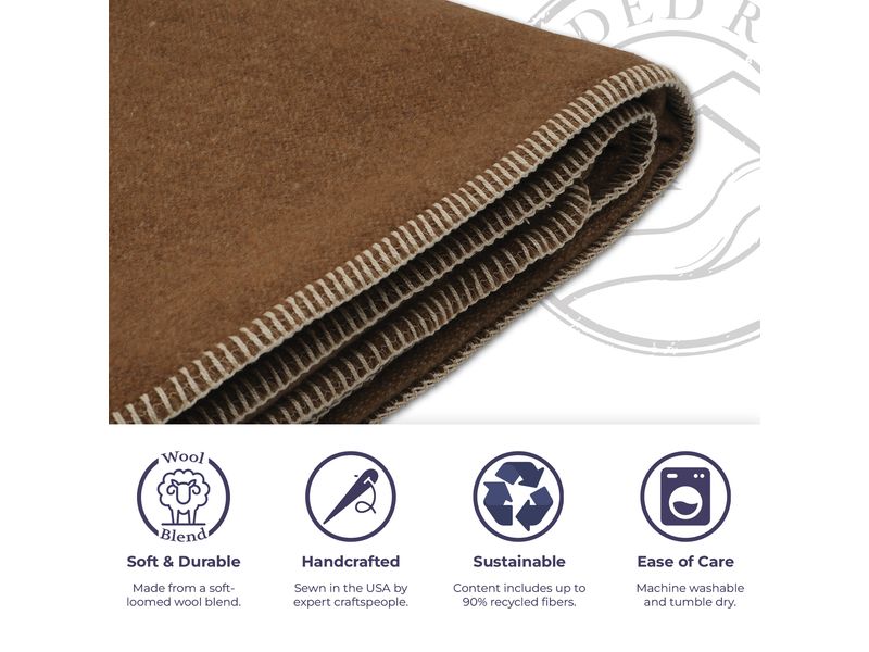 Solid Camel - Throw - 60x72 5