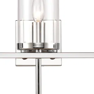 Oakland 23'' Wide 3-Light Vanity Light - Chrome 4