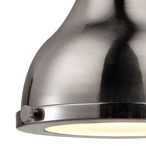 Rutherford 9'' Wide 1-Light Mini Pendant - Brushed Nickel 2