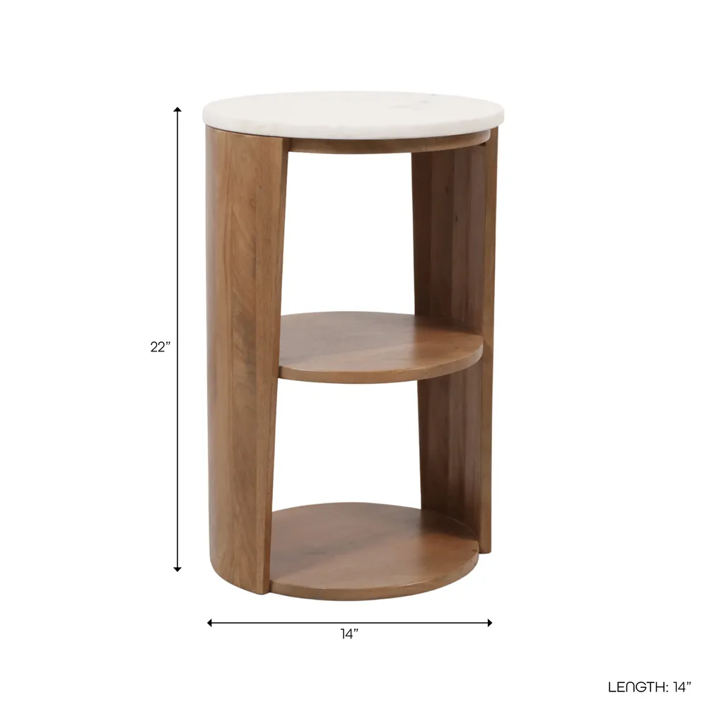 ZANEFIELD TAN TABLE 23 (IN)